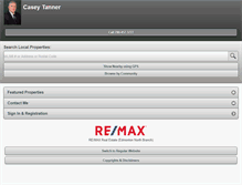 Tablet Screenshot of caseytanner.com